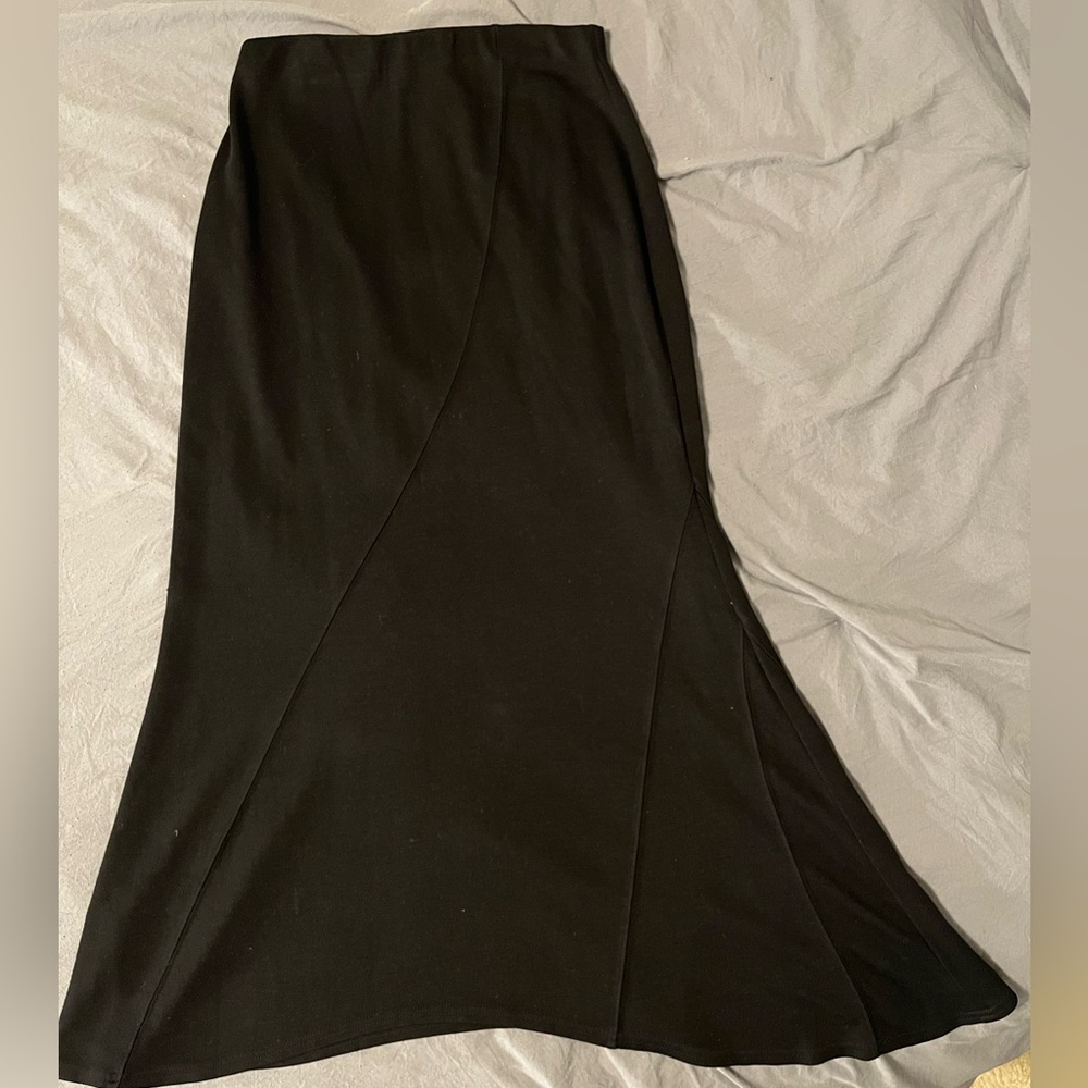 Two Star Dog Black Maxi Skirt for Women